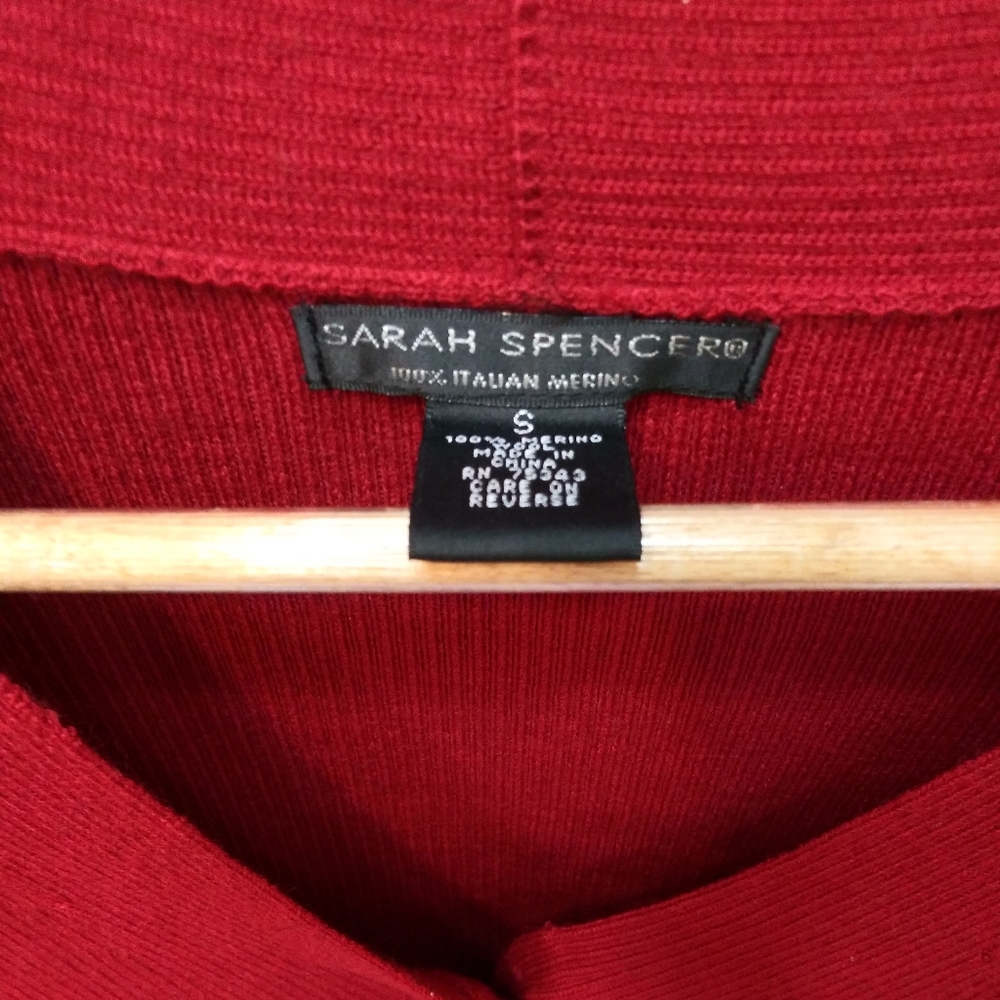 SARAH SPENCER 100% Itauan (Italian) Merino Sweater - Picture 5 of 5